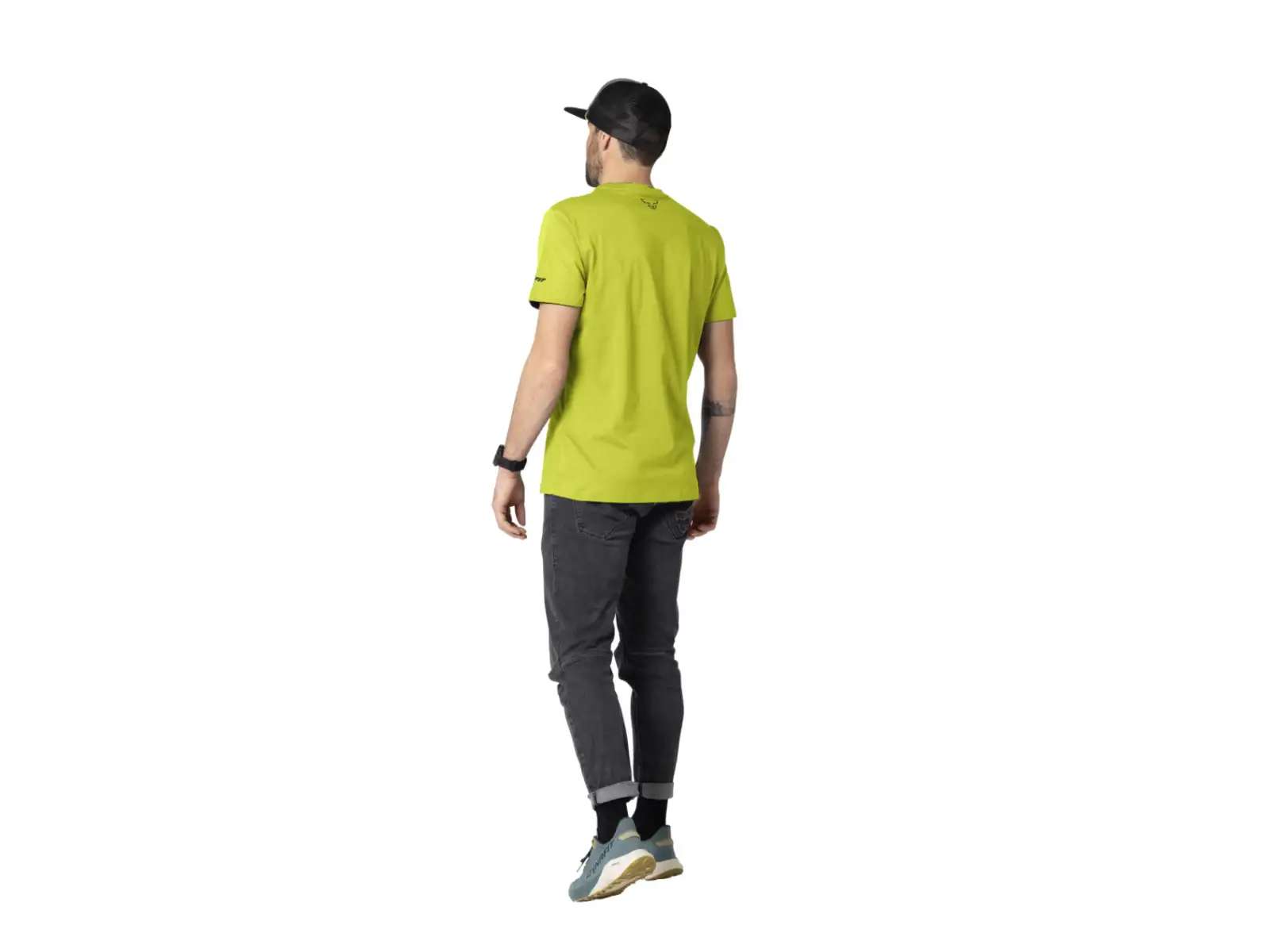 Dynafit Graphic Cotton pánske tričko krátky rukáv Golden Lime