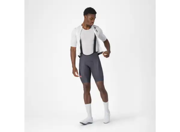 Castelli Competizione 2 pánske nohavice s trakmi Dark Gray