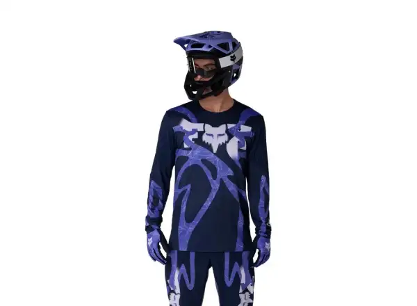 Fox Flexair pánsky dres dlhý rukáv Diffuse Special Edition Blueberry