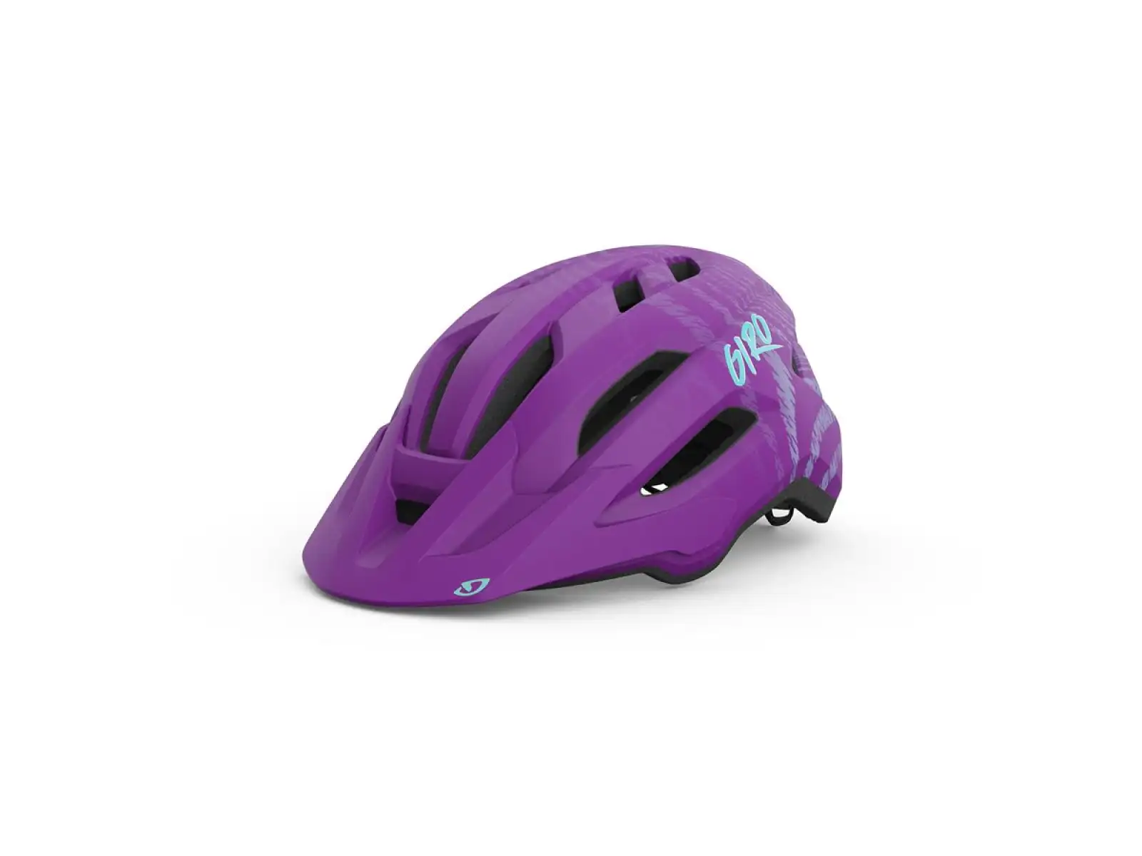 Giro Fixture II Youth detská prilba Mat Purple Ripple