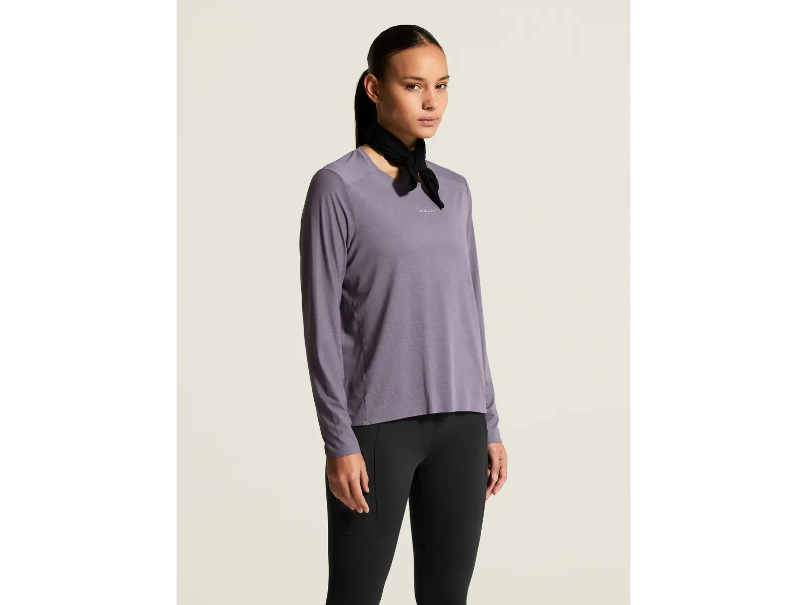 CRAFT Hypervent Longsleeve dámske tričko fialová