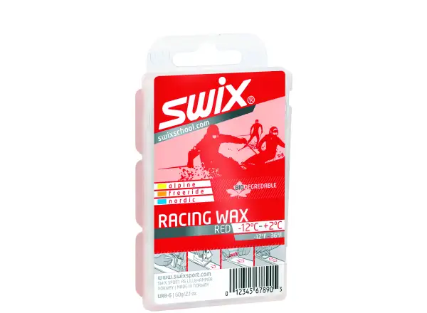 Swix závodný vosk UR8 červený 60 g