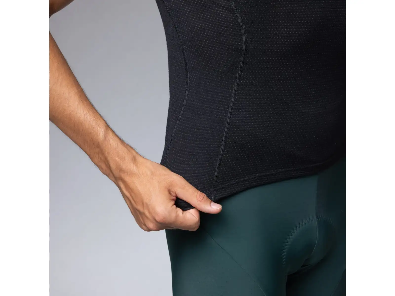 Alé Intimo Merino pánske spodné tričko krátky rukáv Black