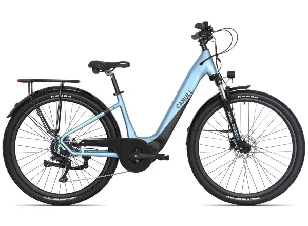 CANULL City 3 720 Wh nízkonástupový elektrobicykel light blue