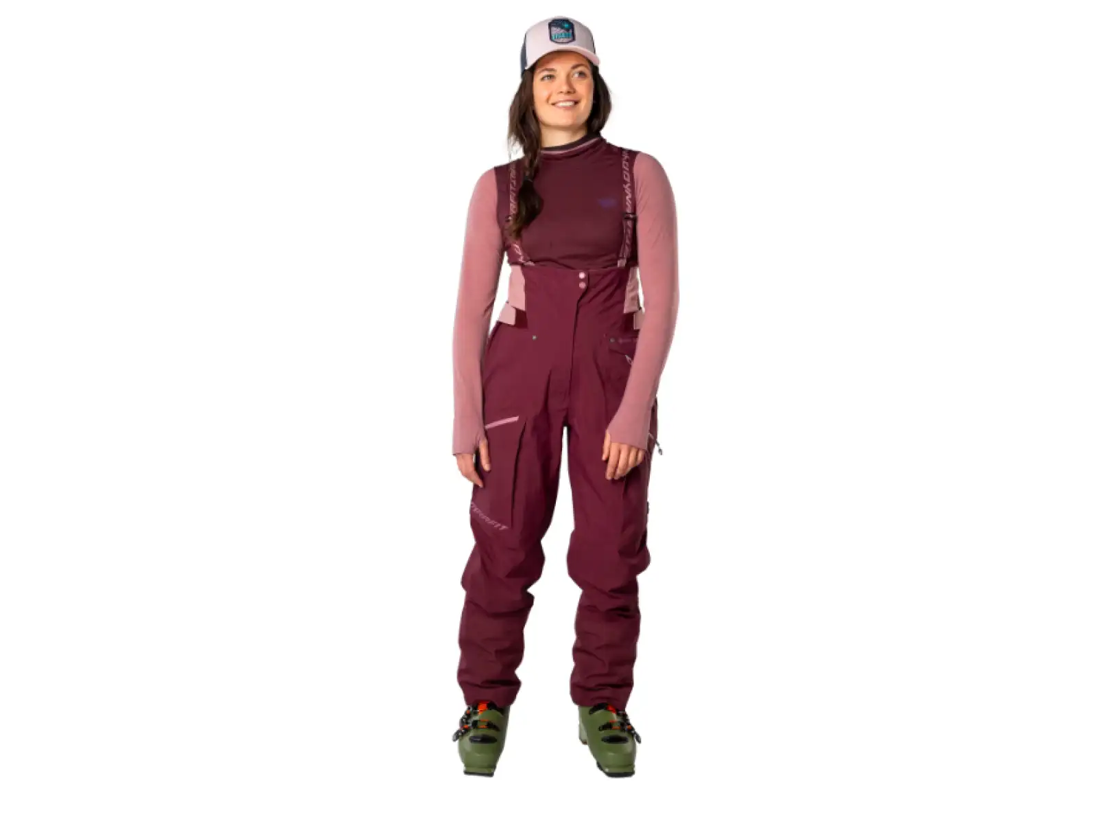 Dynafit Tigard Gore-Tex dámske nohavice Burgundy