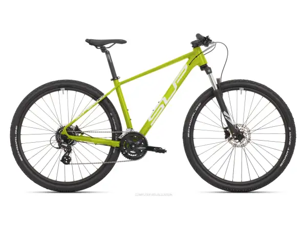 Horský bicykel Superior XC 859 Matte Lime Metallic/Chome