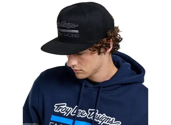 Troy Lee Designs Factory Racing šiltovka Black/Gray