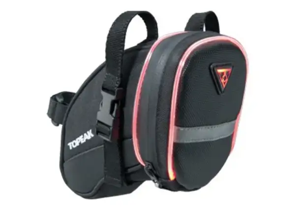 Sedlová brašna Topeak Aero Wedge iGlow Medium s popruhmi