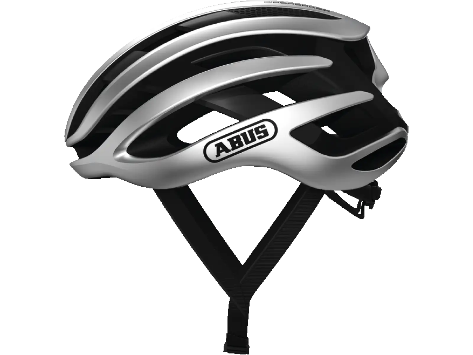 Abus AirBreaker cestná prilba Gleam Silver