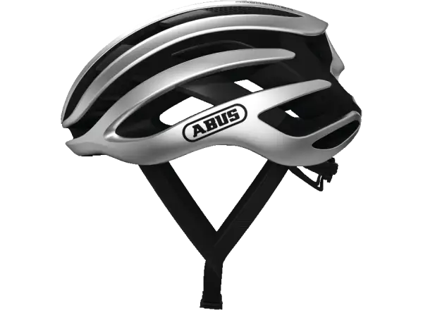 Abus AirBreaker cestná prilba Gleam Silver