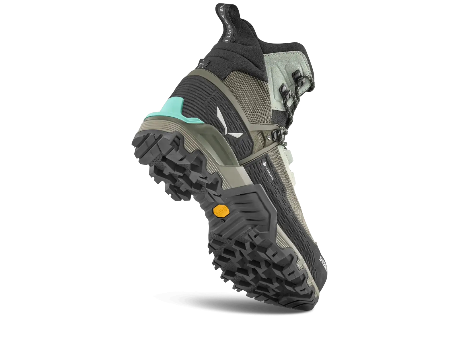 Salewa Mountain Trainer 3 Tech Mid GTX dámske turistické topánky Shadow/Faded Green