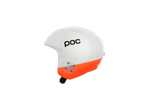 POC Skull Dura X MIPS lyžiarska prilba Hydrogen White/Fluorescent Orange