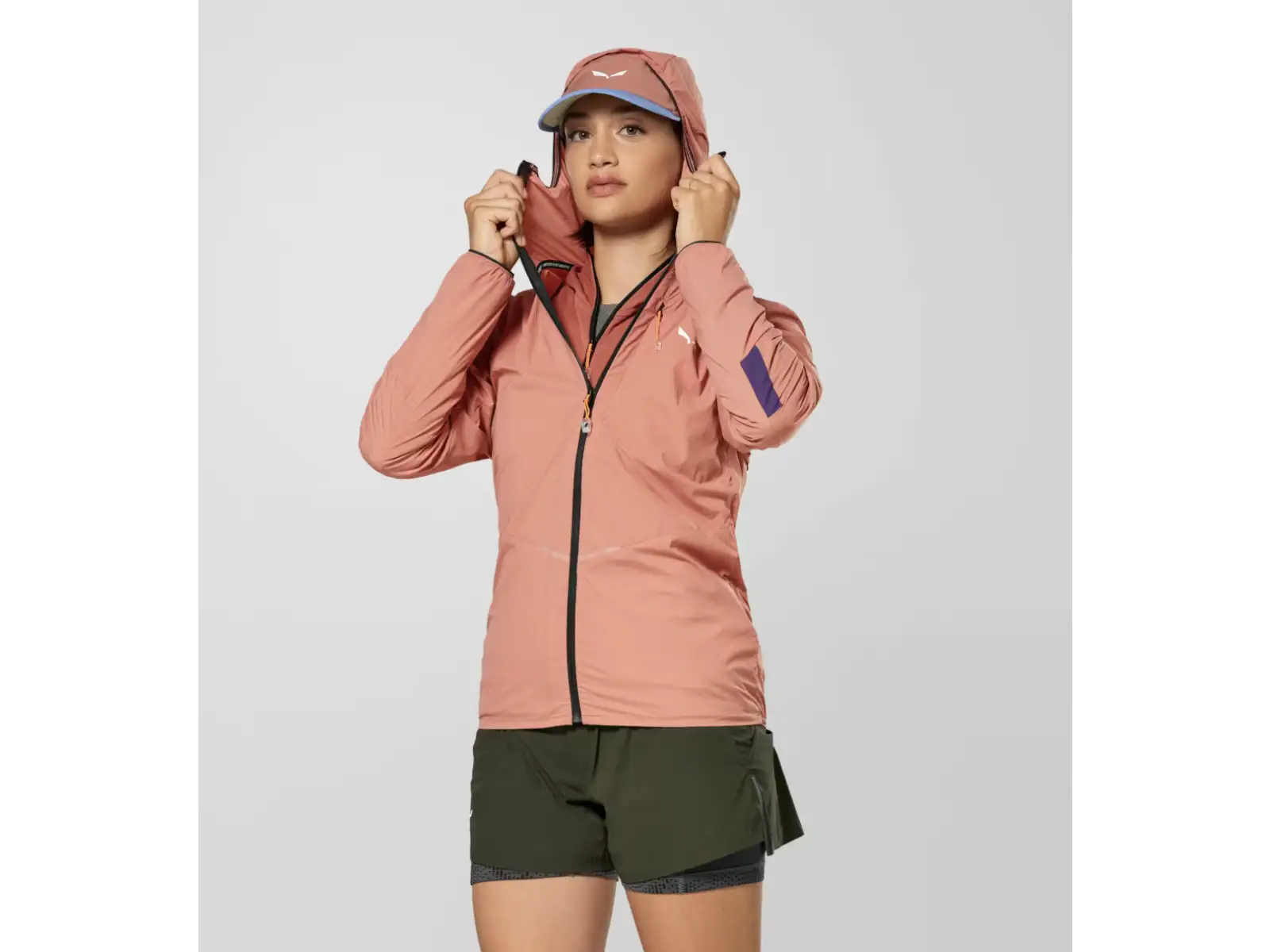 Salewa Pedroc Wind Light dámska bunda Desert Pink