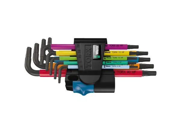 Wera 967/9 TX Multicolour HF 1 TORX L-kľúče s pridržiavaním sada 9 ks