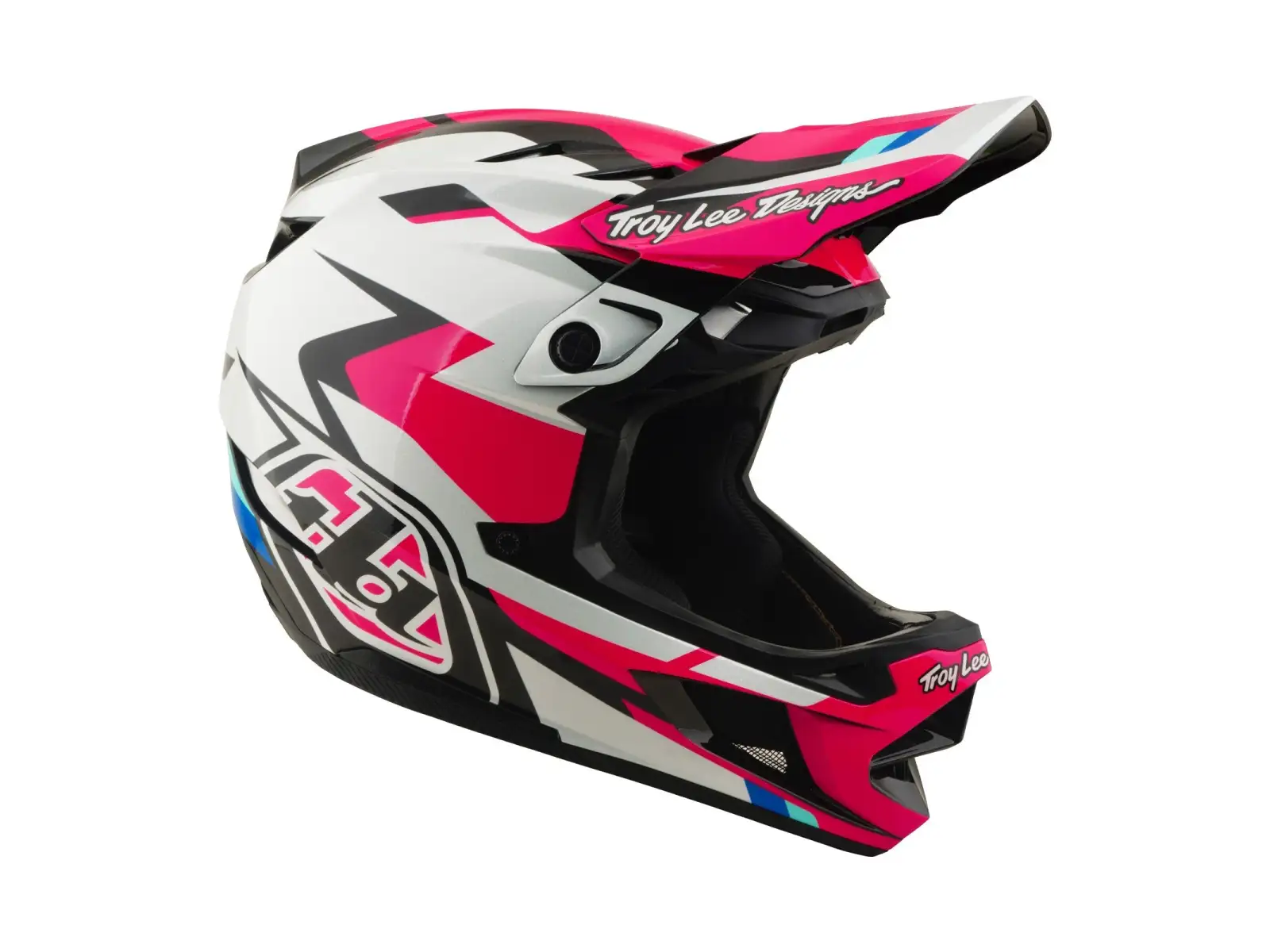 Troy Lee Designs D4 Polyacrylite MIPS prilba Roamer Magenta