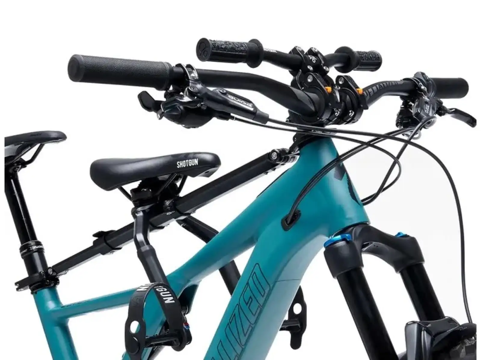 Kids Ride Shotgun Pro Combo detská sedačka a riadidlá na rám