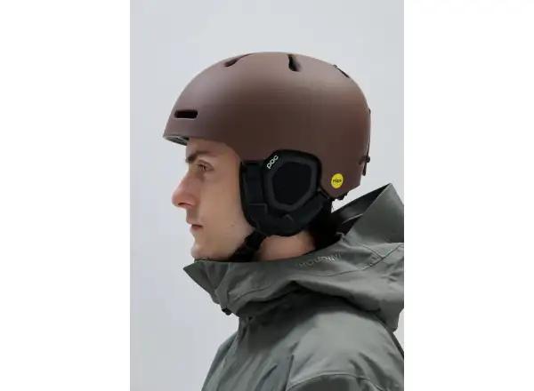 POC Fornix MIPS lyžiarska prilba Bronzite Brown Matt