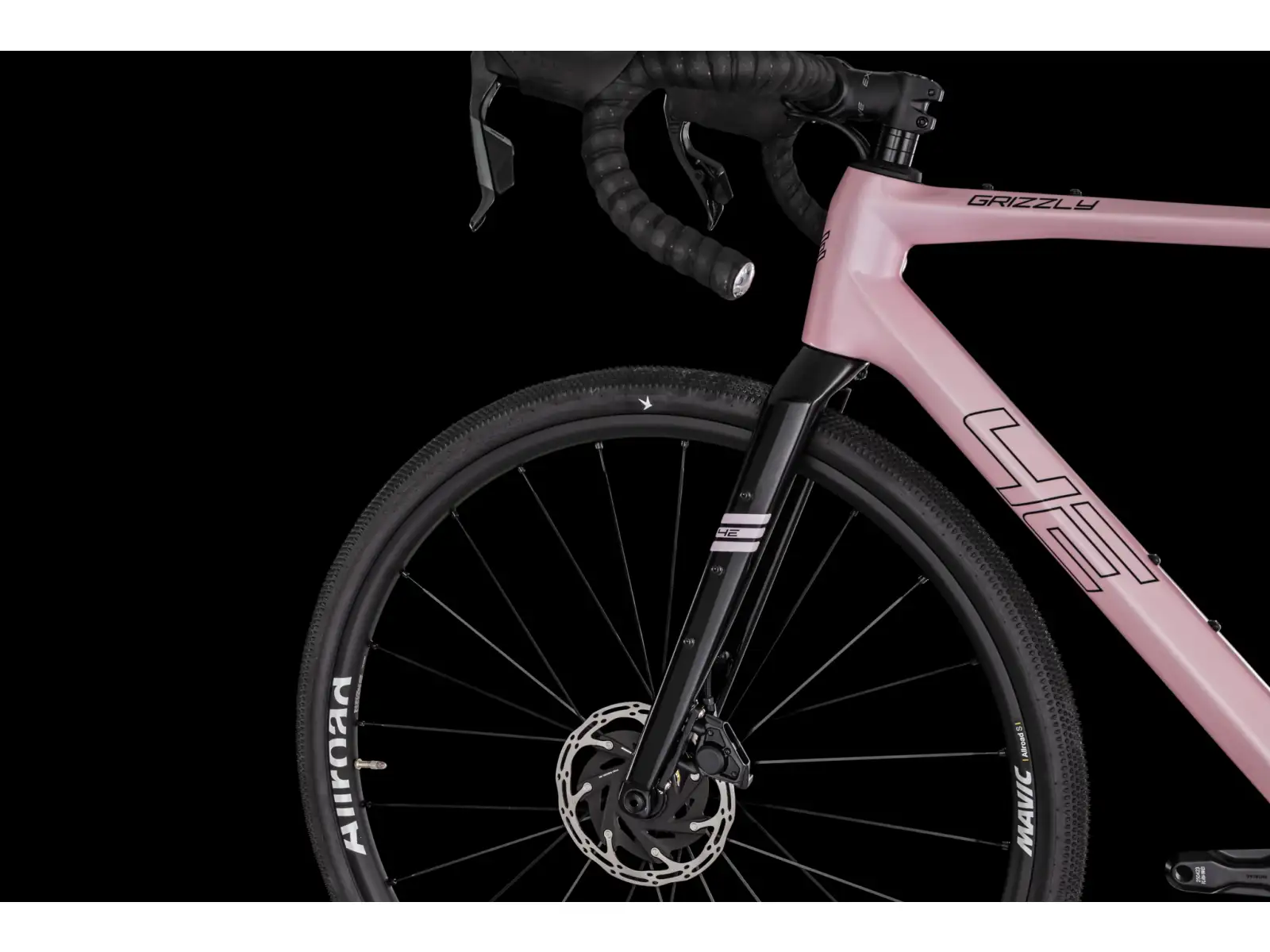 4Ever Grizzly AXS gravel bicykel Coral/Black