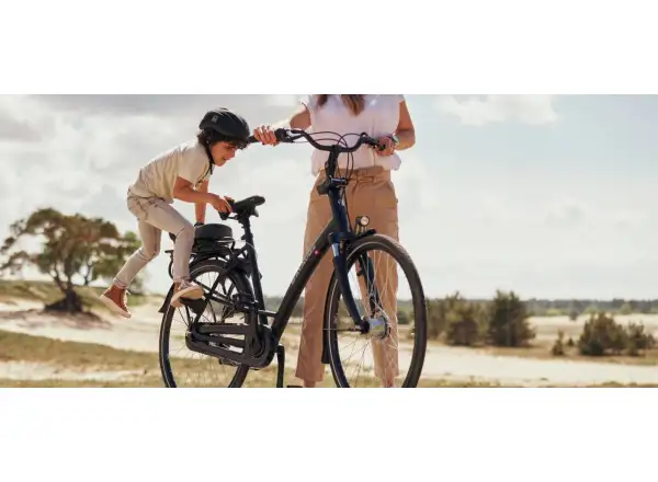 Urban Iki Junior zadná sedačka s adaptérom na nosič Bincho Black