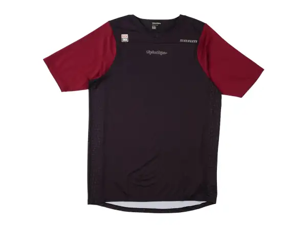 Troy Lee Designs x SRAM Skyline pánsky dres krátky rukáv Radioscape Black/Berry