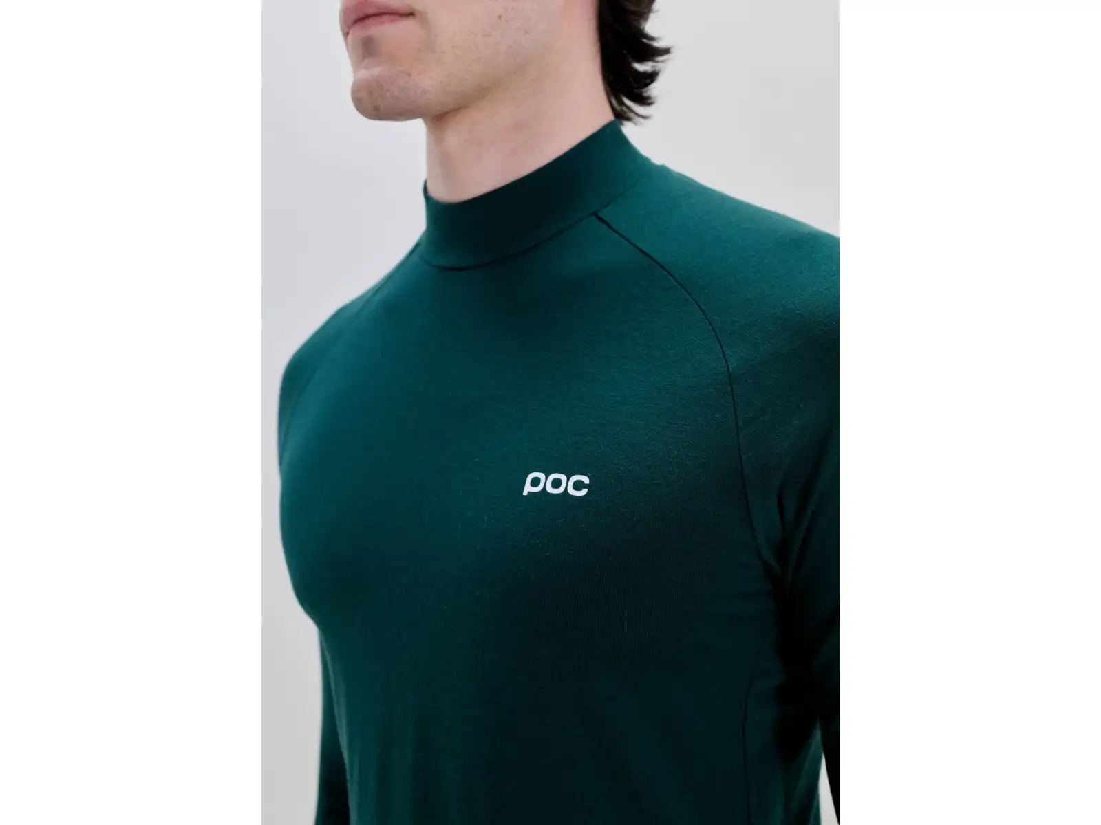 POC Layer Merino pánske spodné tričko dlhý rukáv Pargasite Green