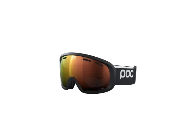 POC Fovea Mid WF lyžiarske okuliare Uranium Black/Partly Sunny Orange