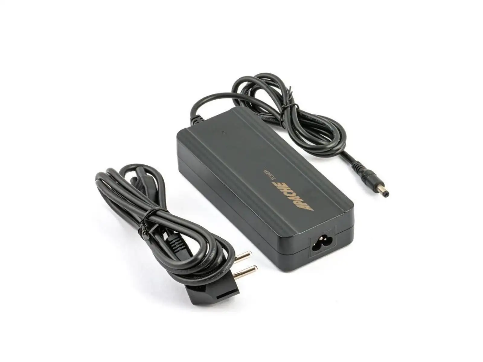 Nabíjačka batérie Apache Power 36 V – 42 V/2,0 A, 5,5 mm konektor