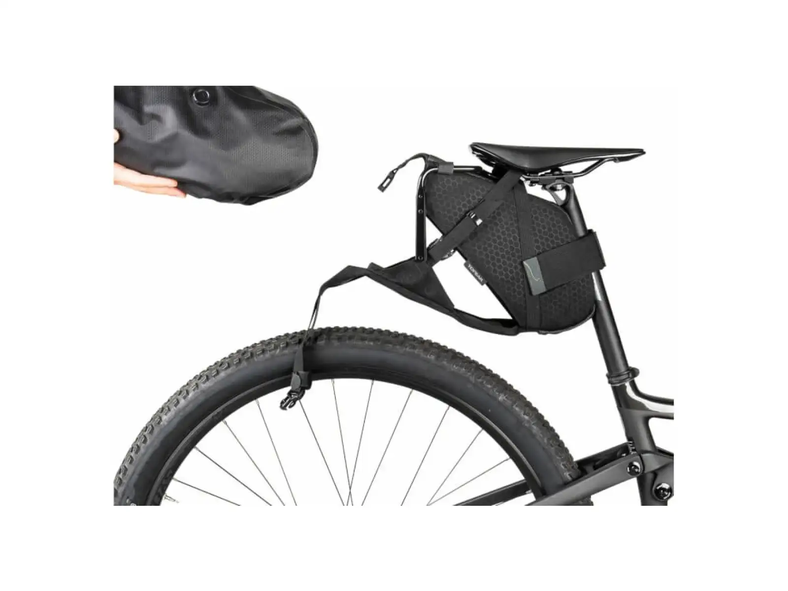 Brašna pod sedlo Topeak BackLoader X 15 l čierna