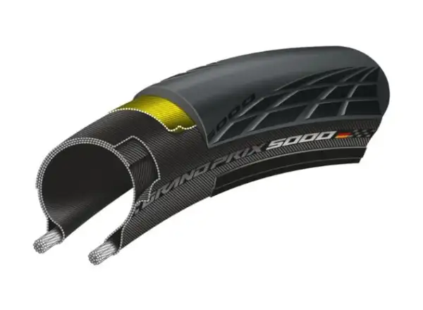 Continental GrandPrix 5000 cestný plášť kevlar 25 - 622 čierna - Z BICYKLA