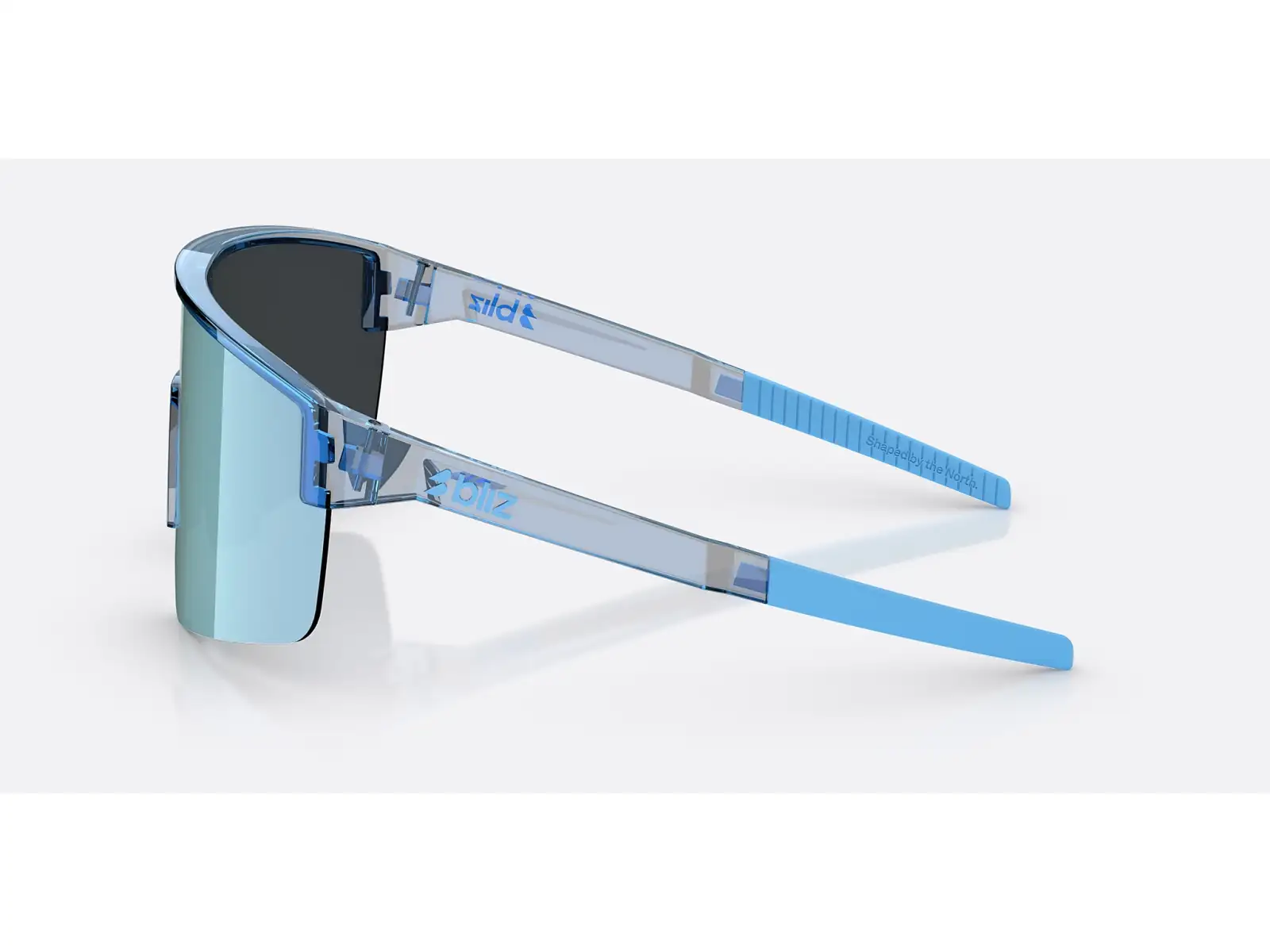 Bliz P004 slnečné okuliare Transparent Blue/Smoke Ice Blue Multi