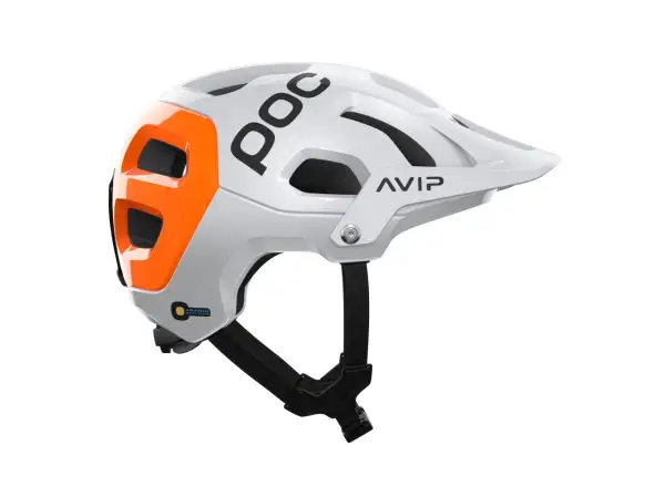 POC Tectal Race MIPS NFC prilba Hydrogen White/Fluorescent Orange AVIP