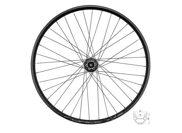 Force XC Disc 27,5 predné vypletené koleso náboj Shimano