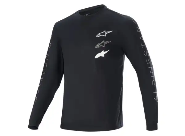 Tričko Alpinestars Lead Tech Tee s dlhým rukávom čierne veľkosť 3,5 M