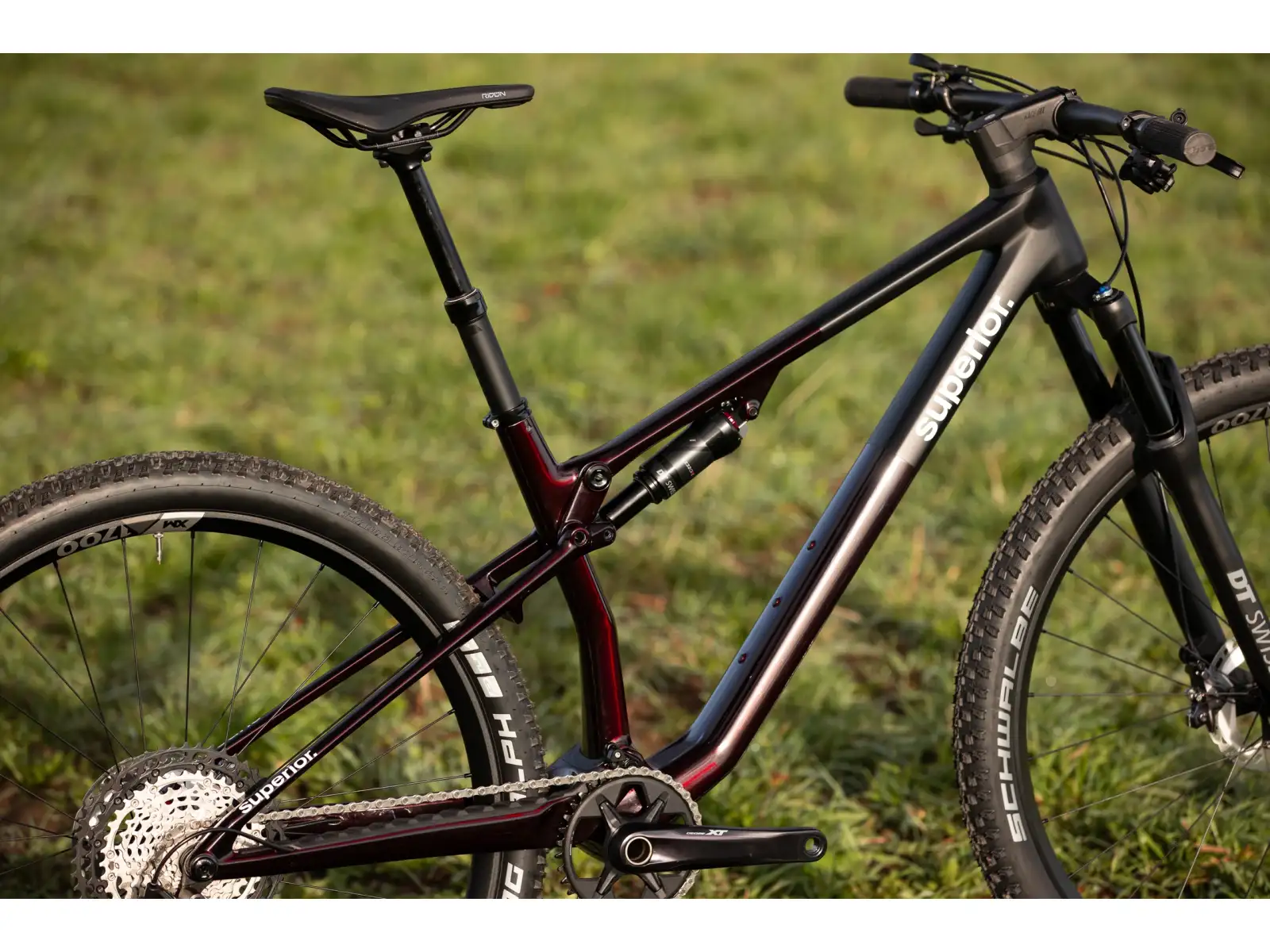 Superior XF 9.5 Team horský bicykel Gloss Red Carbon/Black
