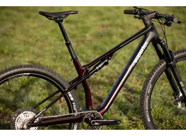 Superior XF 9.5 Team horský bicykel Gloss Red Carbon/Black