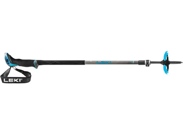 Skialpové palice Leki Guide Lite 2 strieborná šedá/benzín/čierna 110-145 cm