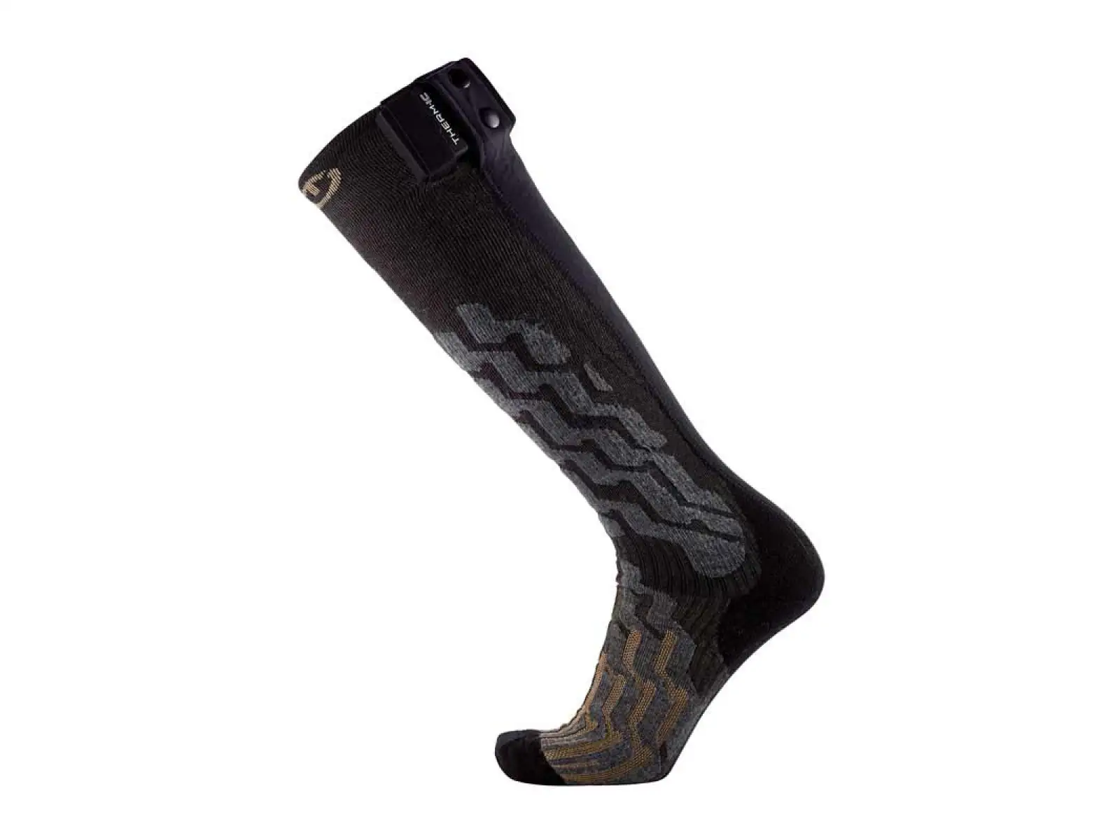 Thermic PowerSock Heat Fusion Dámske vyhrievané ponožky Black/Grey