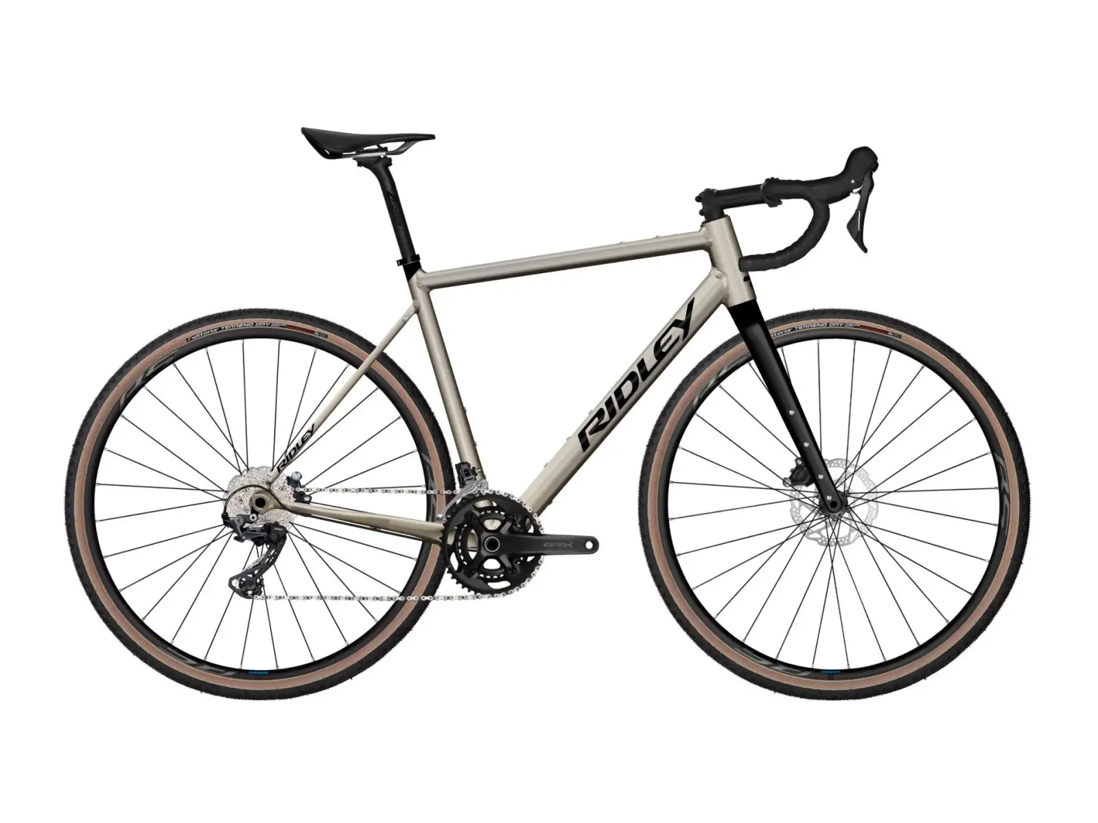 Ridley Grifn A 105 gravel bicykel Chain Silver Gray