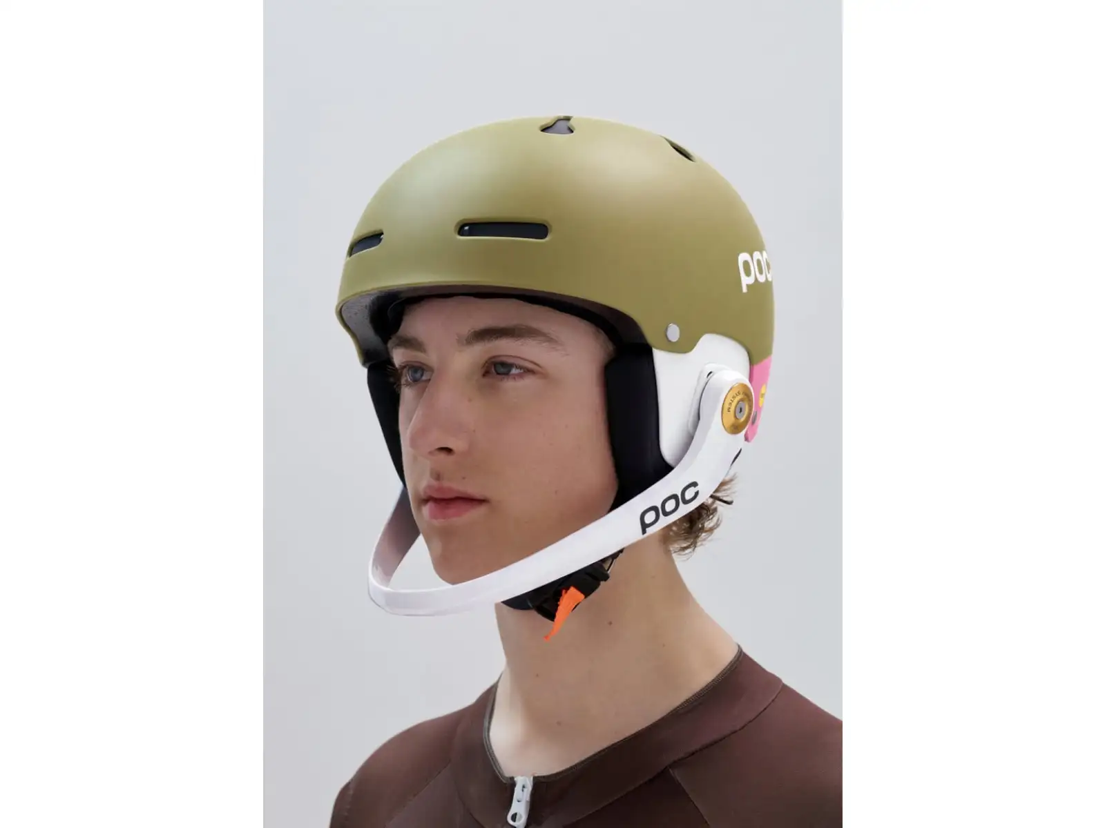 POC Artic SL MIPS lyžiarska prilba Olivine Green Matt/Thulite Pink Matt