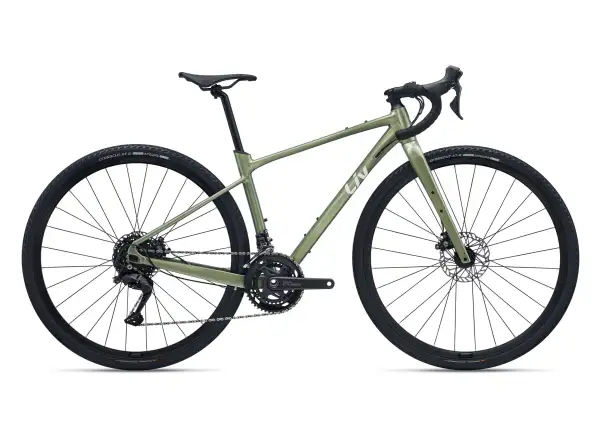 Liv Devote 2 gravel bicykel Gleaming Olive
