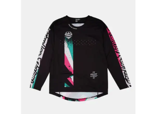 Troy Lee Designs Sprint Full Pull detský dres dlhý rukáv Black