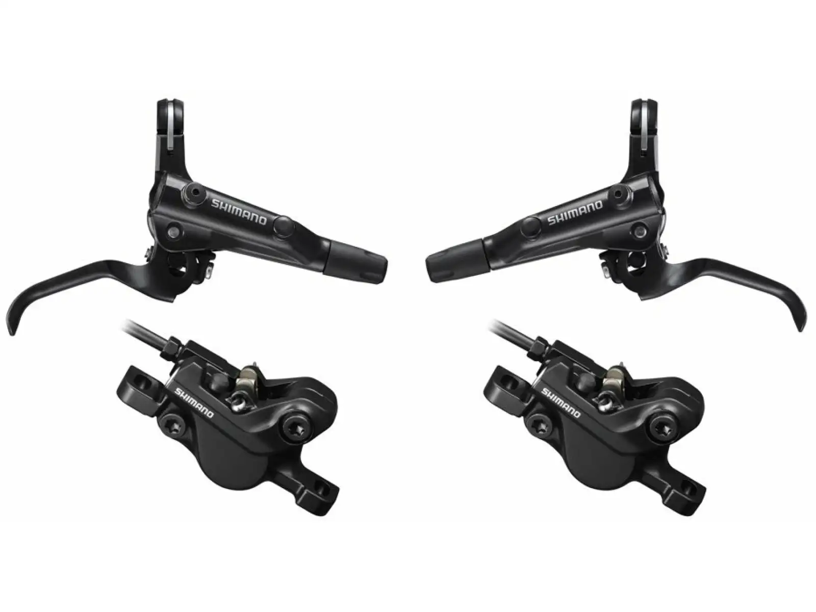 Shimano BL-MT501 + BR-MT500 súprava prednej a zadnej hydraulickej kotúčovej brzdy