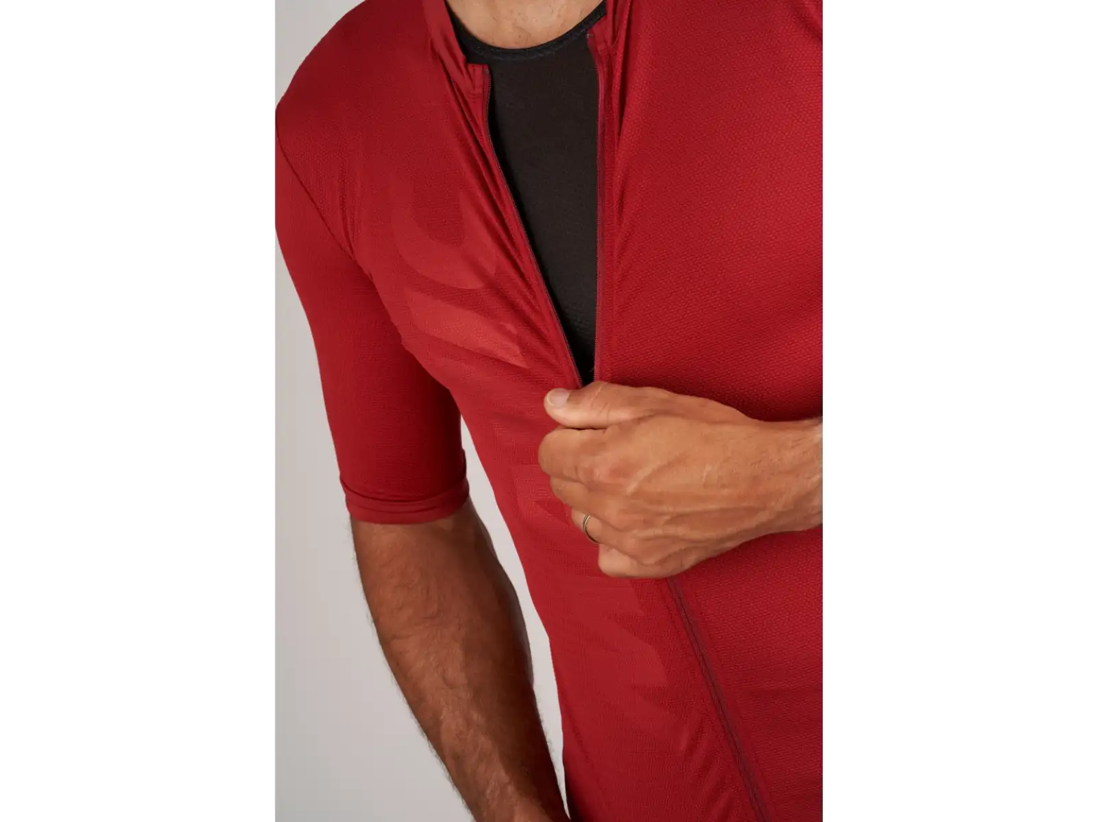 Mavic Aksium pánsky dres krátky rukáv Burgundy