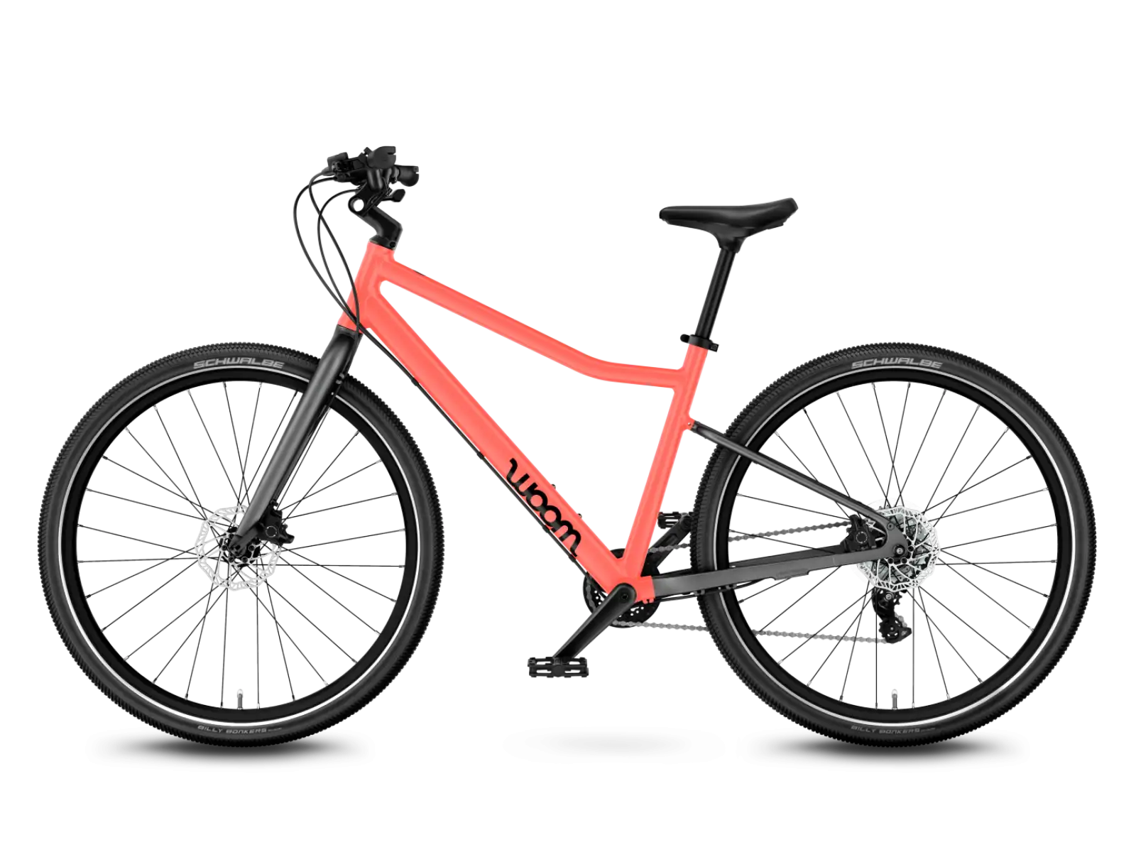 Woom 6 Explorer 26 Neon Coral detský bicykel