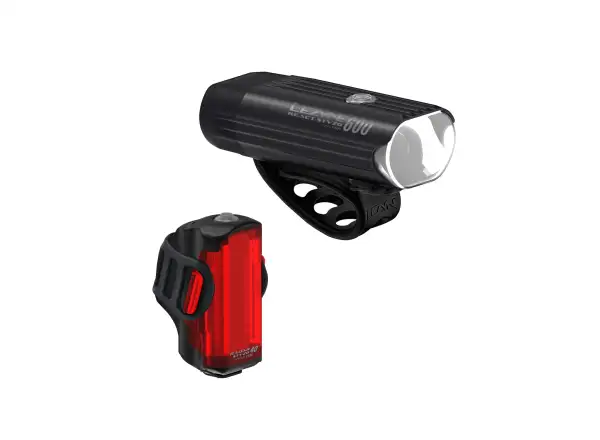 Lezyne Radar React StVZO System predné a zadné svetlo Black