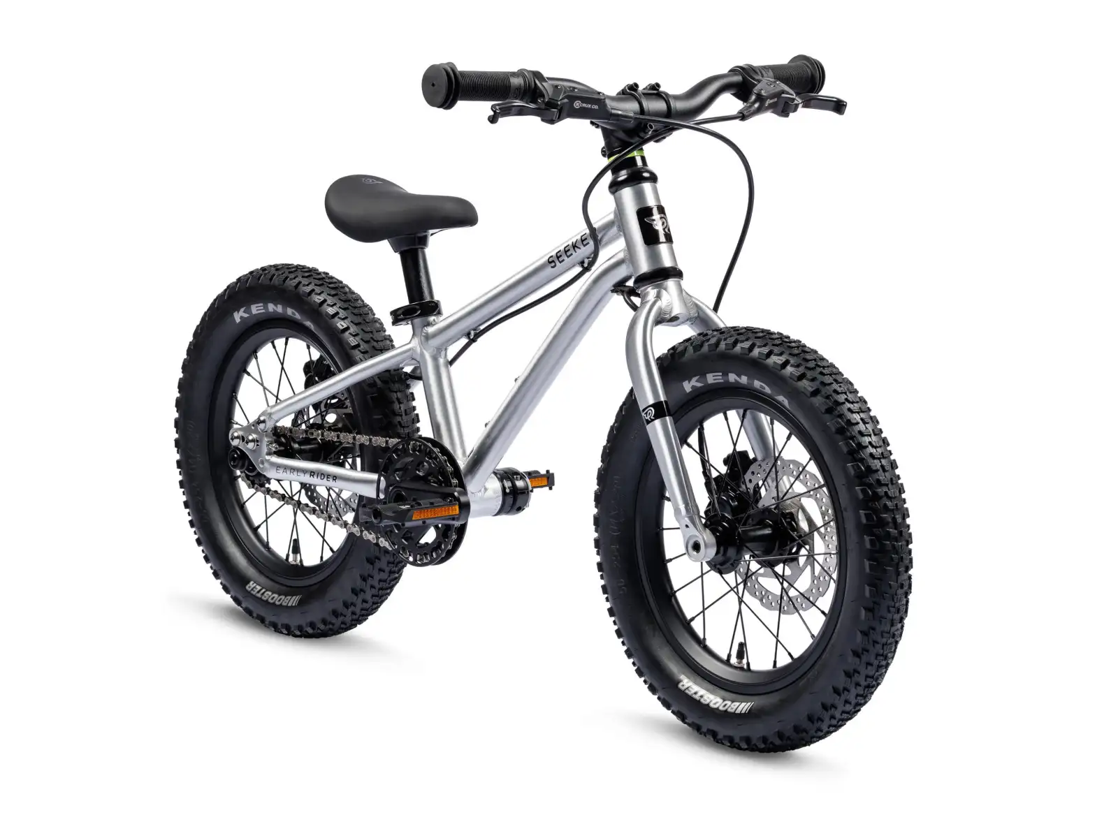 Early Rider Seeker 14" detský bicykel Brushed Aluminium 2026