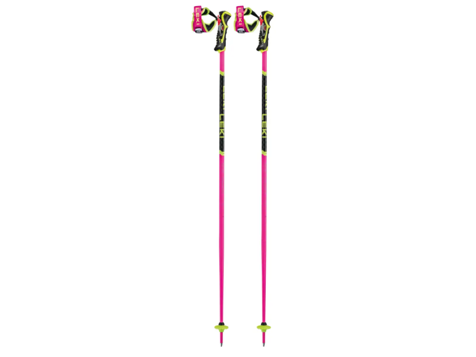 Leki WCR TBS SL 3D zjazdové palice Neonpink/Black/Neonyellow