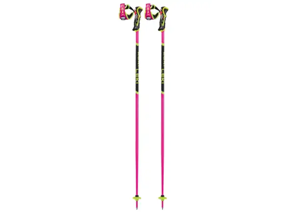 Leki WCR TBS SL 3D zjazdové palice Neonpink/Black/Neonyellow