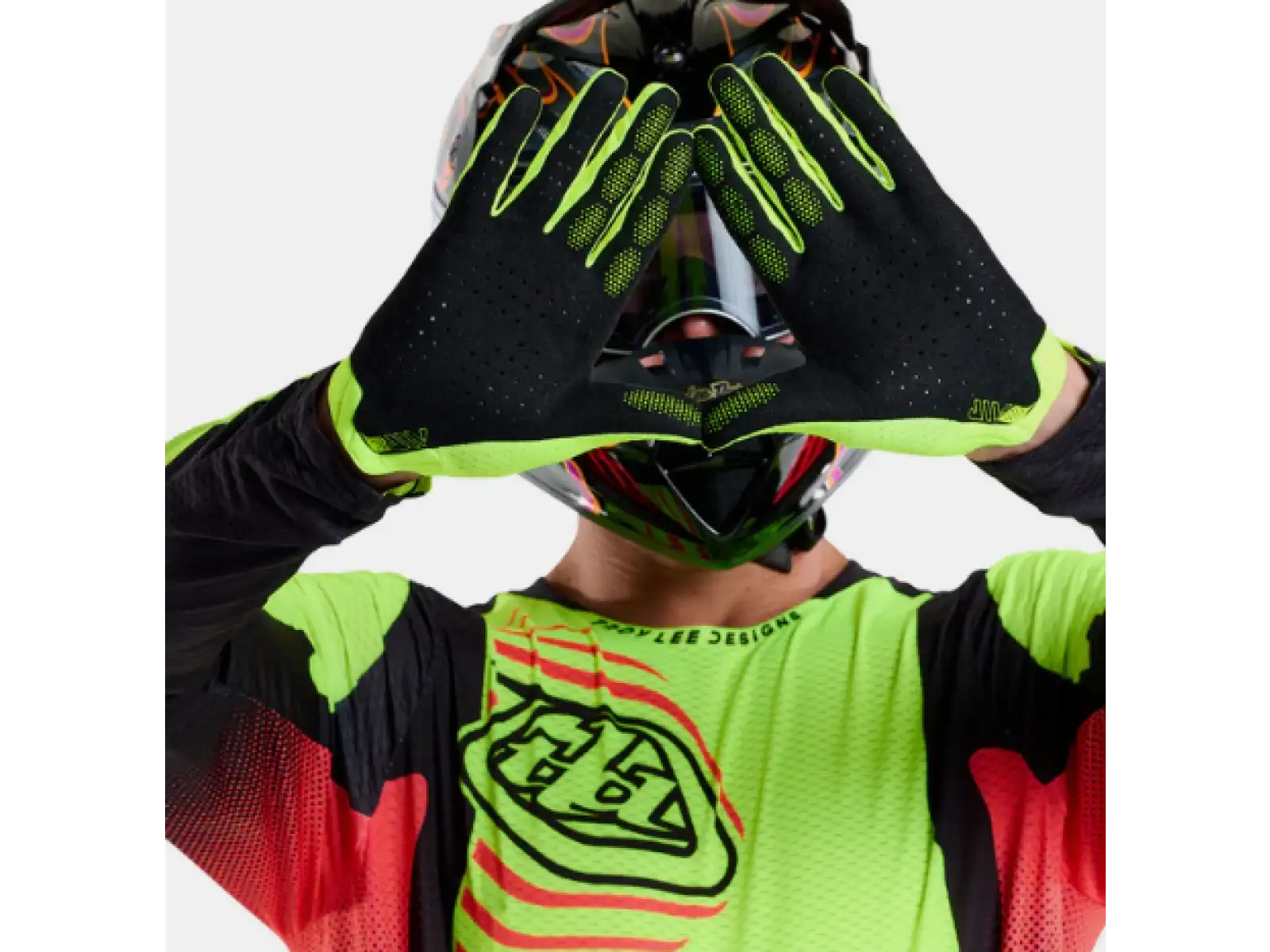 Troy Lee Designs Air Mono rukavice Flo Yellow