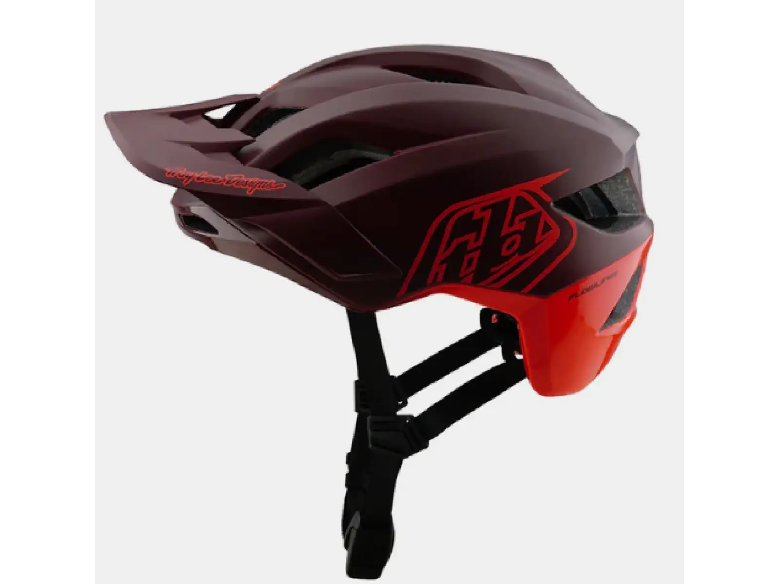 Troy Lee Designs Flowline SE prilba Badge Maroon